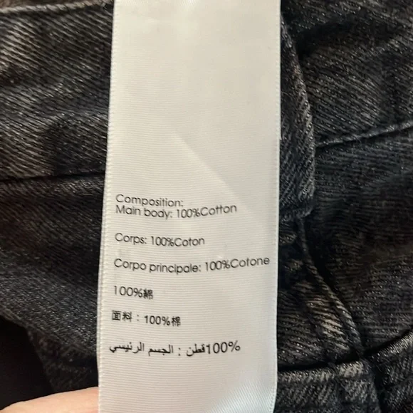 3.1 PHILLIP LIM High rise zip detail jean size 8